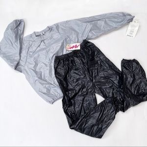 Vintage Danskin 80s Deadstock Sweatsuit Joggers Large Dancewear